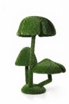 Honey Mushrooms Medium Orta Boy Bal Mantarları Seti Figürlü Peyzaj Sanatı - Çelik Konstrüksiyon Yapay Çim Heykeli ve Dev Topiary Seti (Kişiye Özel Ebat)