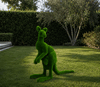 Kangaroo female Dişi Kanguru Figürlü Peyzaj Sanatı - Çelik Konstrüksiyon Yapay Çim Heykeli ve Topiary 200x215x70 cm