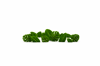 Leaf Small Butik Yaprak Figürlü Peyzaj Sanatı - Çelik Konstrüksiyon Yapay Çim Heykeli ve Topiary 235x120x20 cm