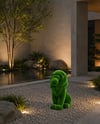 Lion Small Dekoratif Aslan Figürlü Peyzaj Sanatı - Çelik Konstrüksiyon Yapay Çim Heykeli ve Topiary 130x95x65 cm