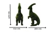 Parasaurolophus big Dev İbikli Dinozor Figürlü Peyzaj Sanatı - Çelik Konstrüksiyon Yapay Çim Heykeli ve Topiary 400x380x150 cm