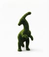 Parasaurolophus big Dev İbikli Dinozor Figürlü Peyzaj Sanatı - Çelik Konstrüksiyon Yapay Çim Heykeli ve Topiary 400x380x150 cm