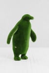 Penguin Sevimli Penguen Figürlü Peyzaj Sanatı - Çelik Konstrüksiyon Yapay Çim Heykeli ve Topiary 150x112x75 cm