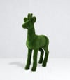 Roebuck Erkek Karaca Figürlü Peyzaj Sanatı - Çelik Konstrüksiyon Yapay Çim Heykeli ve Topiary 185x130x50 cm