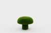 Russula XL Anıtsal Dev Mantar Figürlü Peyzaj Sanatı - Çelik Konstrüksiyon Yapay Çim Heykeli ve Topiary 87x110x110 cm