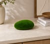 Stone Small Minimalist Soyut Kaya Figürlü Peyzaj Sanatı - Çelik Konstrüksiyon Yapay Çim Heykeli ve Topiary 20x60x45 cm