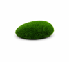 Stone Small Minimalist Soyut Kaya Figürlü Peyzaj Sanatı - Çelik Konstrüksiyon Yapay Çim Heykeli ve Topiary 20x60x45 cm