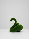 Swan small Estetik Kuğu Figürlü Peyzaj Sanatı - Çelik Konstrüksiyon Yapay Çim Heykeli ve Topiary 110x100x82 cm
