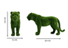 Tiger Dekoratif Kaplan Figürlü Peyzaj Sanatı - Çelik Konstrüksiyon Yapay Çim Heykeli ve Topiary 170x310x75 cm