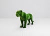 Tiger Dekoratif Kaplan Figürlü Peyzaj Sanatı - Çelik Konstrüksiyon Yapay Çim Heykeli ve Topiary 170x310x75 cm