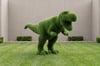 Tirannosaur Dev Dinozor Figürlü Peyzaj Sanatı - Çelik Konstrüksiyon Yapay Çim Heykeli ve Topiary 150x340x90 cm