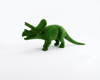 Triceratops big Dev Üç Boynuzlu Dinozor Figürlü Peyzaj Sanatı - Çelik Konstrüksiyon Yapay Çim Heykeli ve Topiary 235x550x150 cm