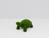 Turtle small Sevimli Küçük Kaplumbağa Figürlü Peyzaj Sanatı - Çelik Konstrüksiyon Yapay Çim Heykeli ve Topiary 70x165x100 cm