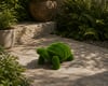 Turtle small Sevimli Küçük Kaplumbağa Figürlü Peyzaj Sanatı - Çelik Konstrüksiyon Yapay Çim Heykeli ve Topiary 70x165x100 cm