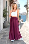Bordo Salaş Pantolon