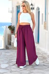 Bordo Salaş Pantolon