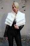 Kürk Beyaz Bolero