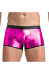 Tegan Fantezi Deri Görünümlü  Pembe Erkek Boxer  - Fantezi Tanga TG274608