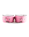 Tegan Fantezi Deri Seksi Pembe Kedi Maske Kelepçe Kırbaç Seti ( 3'lü set) TG275368