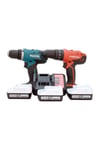 Makita HP347DWE3 3 Akülü Darbeli Matkap