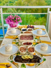 17 Parça 4 Kişilik Porselen Kahvaltı / Yemek Seti