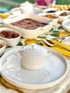 17 Parça 4 Kişilik Porselen Kahvaltı / Yemek Seti