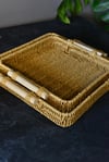 2 Li Rattan Tepsi