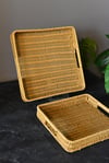 2 Li Rattan Tepsi