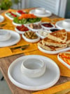 24 Parça 6 kişilik Porselen Kahvaltı / Yemek Seti 