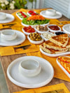 24 Parça 6 kişilik Porselen Kahvaltı / Yemek Seti 