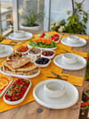 24 Parça 6 kişilik Porselen Kahvaltı / Yemek Seti 
