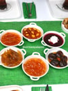 3 Lü Porselen Meze Tabak / Küçük Boy