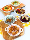 3 Lü Porselen Meze Tabak / Küçük Boy