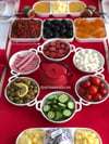 3 Lü Porselen Meze Tabak / Küçük Boy