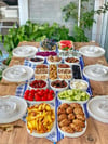 30 Parça 6 Kişilik Porselen Kahvaltı / Yemek Seti