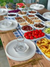 30 Parça 6 Kişilik Porselen Kahvaltı / Yemek Seti