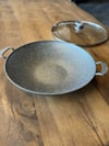 34 cm Döküm Granit Saç Tava / Gri