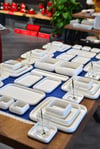 48 Parça Pure 8 kişilik Porselen Yemek / Kahvaltı Seti 