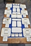 48 Parça Pure 8 kişilik Porselen Yemek / Kahvaltı Seti 