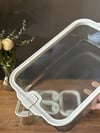 5 Li Cam Kahvaltılık Seti - Krem