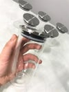 6 ADET 250 ML METAL KAPAKLI CAM KAVANOZ