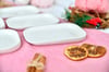 6 Adet Porselen Küçük Meze Tabak 