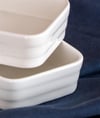 6 lı Bianco Perla Kare Mini Sosluk Tabak - 6 cm