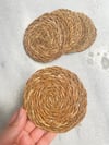 6 Lı Hasır Supla Bardak Altlığı 10 cm