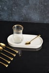 6 Lı Kalpli Parlak Gold Çay / Nescafe Kaşığı