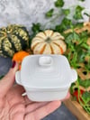 6 Lı Porselen Mini Reçellik Kase