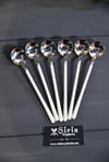 6 Lı Starliçe Beyaz Inox Çay / Nescafe Kaşığı