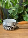 Ahşap Saplı Emaye Sütlük/Sosluk - 16 cm