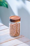 Akasya Kapak Pinterest Malibu Borosilikat Cam Kavanoz - 1 Adet 850 ML