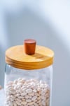 Akasya Kapak Pinterest Malibu Borosilikat Cam Kavanoz - 1 Adet 430 ML